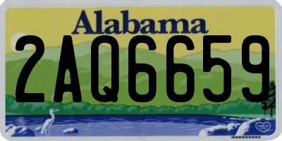 AL license plate 2AQ6659