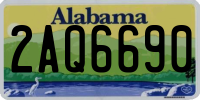 AL license plate 2AQ6690