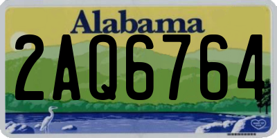 AL license plate 2AQ6764