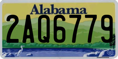 AL license plate 2AQ6779