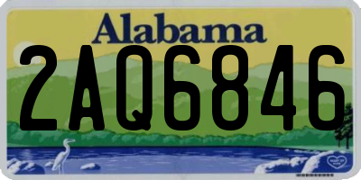 AL license plate 2AQ6846