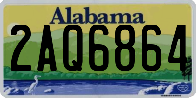 AL license plate 2AQ6864