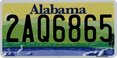 AL license plate 2AQ6865