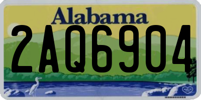 AL license plate 2AQ6904