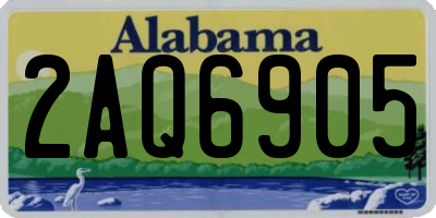 AL license plate 2AQ6905