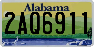 AL license plate 2AQ6911