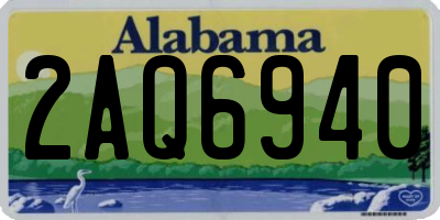 AL license plate 2AQ6940
