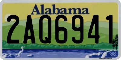 AL license plate 2AQ6941
