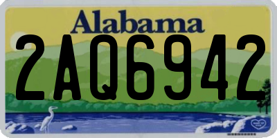 AL license plate 2AQ6942