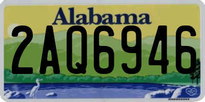 AL license plate 2AQ6946