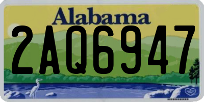 AL license plate 2AQ6947
