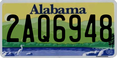 AL license plate 2AQ6948
