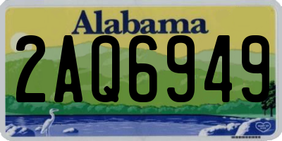 AL license plate 2AQ6949