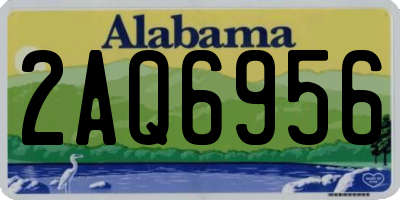 AL license plate 2AQ6956