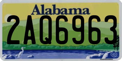 AL license plate 2AQ6963