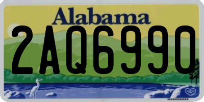 AL license plate 2AQ6990