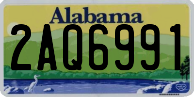 AL license plate 2AQ6991