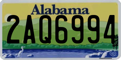 AL license plate 2AQ6994