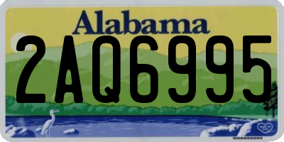 AL license plate 2AQ6995