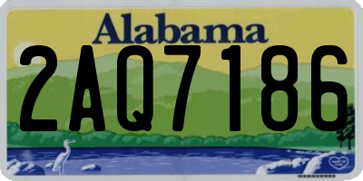 AL license plate 2AQ7186