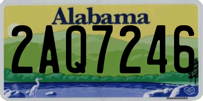 AL license plate 2AQ7246