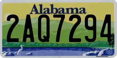 AL license plate 2AQ7294