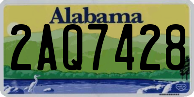 AL license plate 2AQ7428