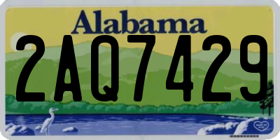 AL license plate 2AQ7429