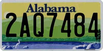 AL license plate 2AQ7484