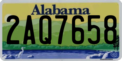AL license plate 2AQ7658