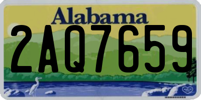 AL license plate 2AQ7659