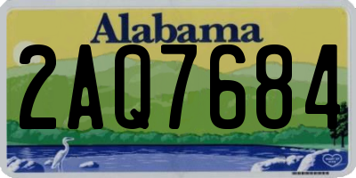 AL license plate 2AQ7684