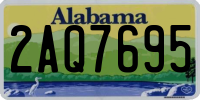 AL license plate 2AQ7695