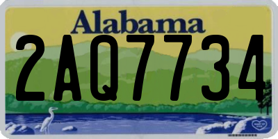 AL license plate 2AQ7734