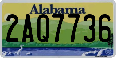 AL license plate 2AQ7736