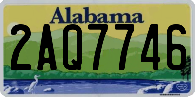 AL license plate 2AQ7746