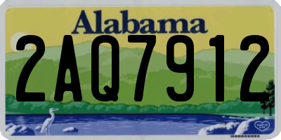 AL license plate 2AQ7912