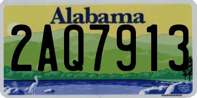 AL license plate 2AQ7913