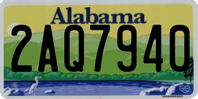 AL license plate 2AQ7940