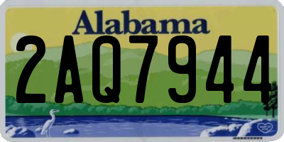 AL license plate 2AQ7944
