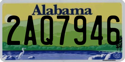 AL license plate 2AQ7946