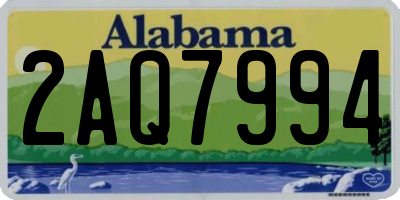 AL license plate 2AQ7994