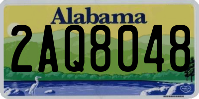 AL license plate 2AQ8048