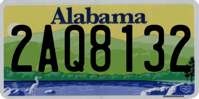 AL license plate 2AQ8132