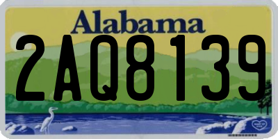 AL license plate 2AQ8139