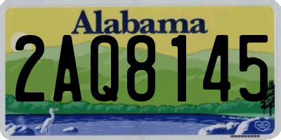 AL license plate 2AQ8145