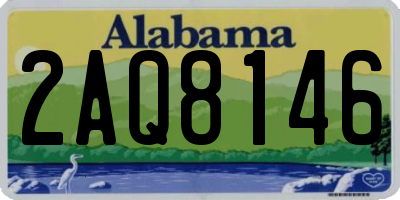 AL license plate 2AQ8146