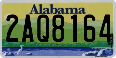 AL license plate 2AQ8164