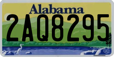 AL license plate 2AQ8295