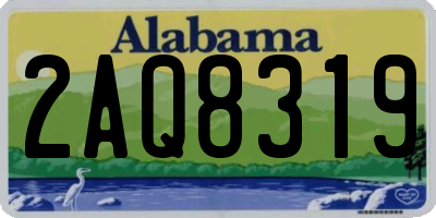 AL license plate 2AQ8319